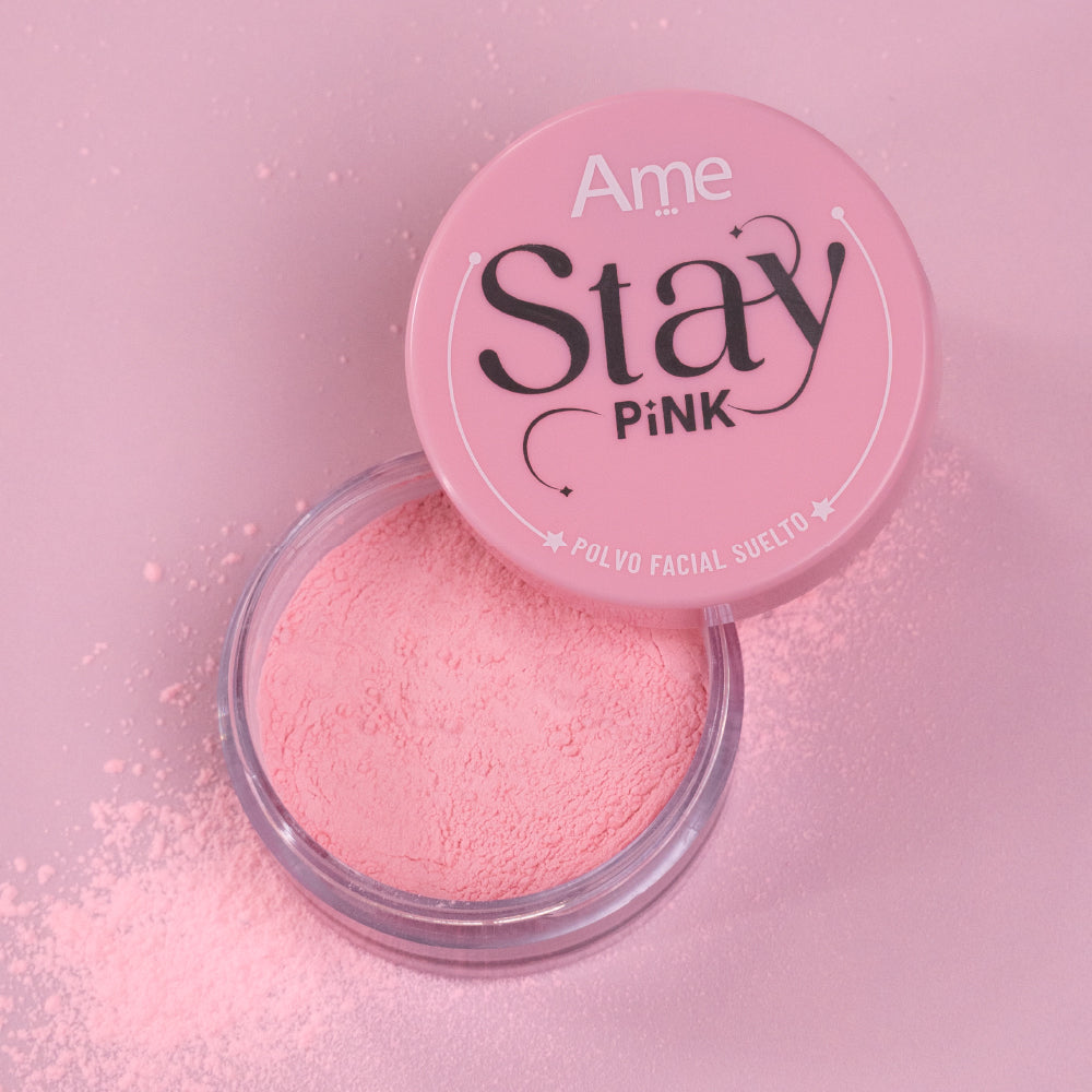 Polvo Suelto Rosado Stay Pink
